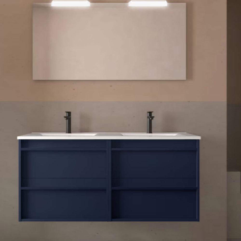 Conjunto mueble de baño Attila Salgar 120 cm 4 cajones