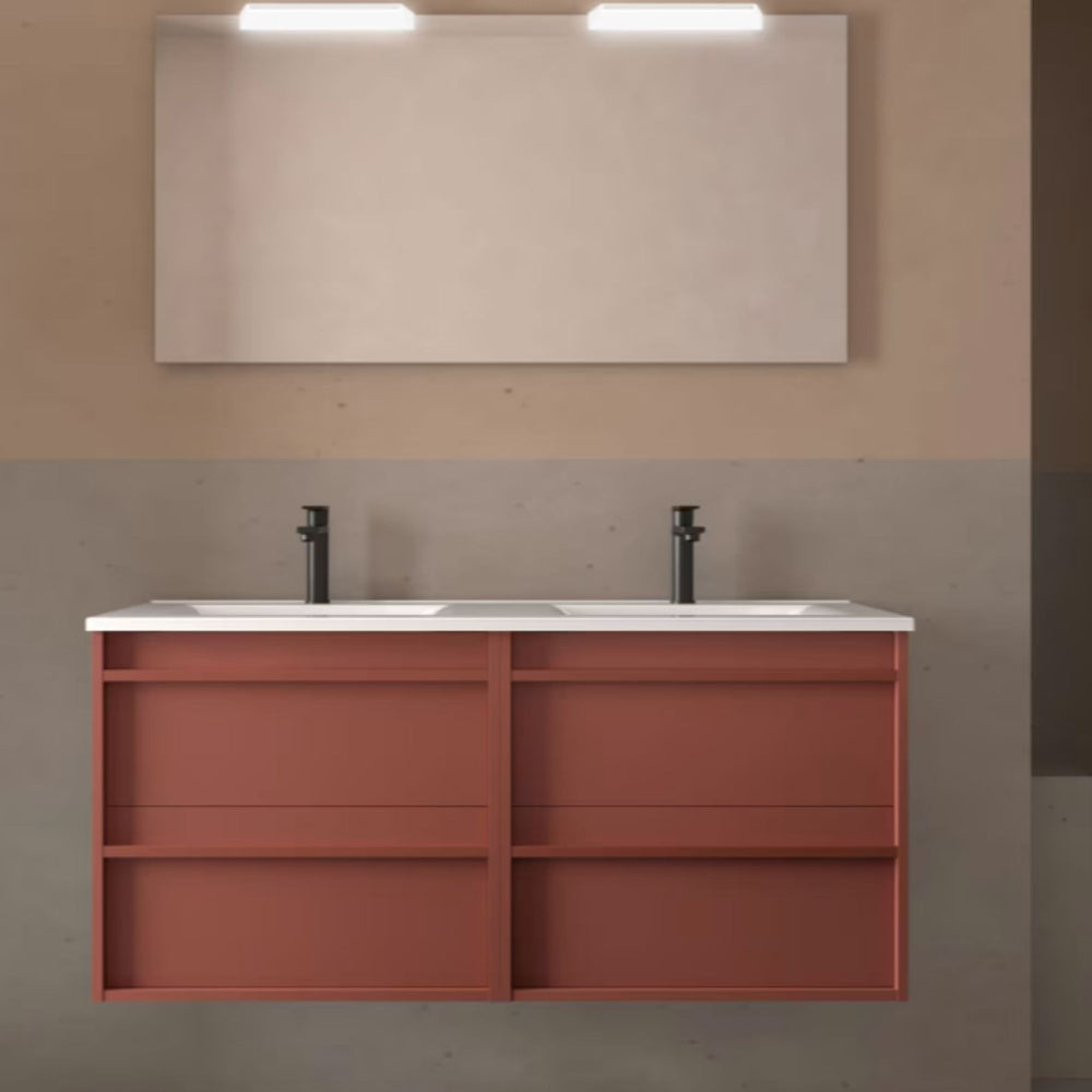 Conjunto mueble de baño Attila Salgar 120 cm 4 cajones