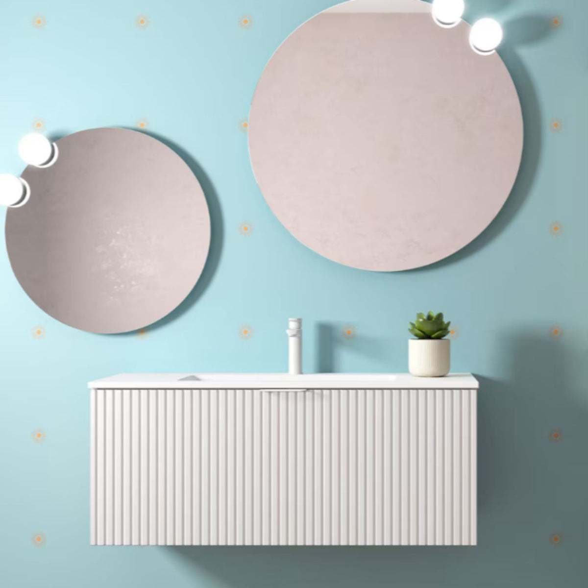 Conjunto mueble de baño Biba Salgar oasis