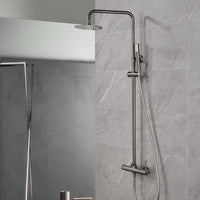 Columna de ducha Monomando Serie Monza Acabado Black Gun Metal -Imex