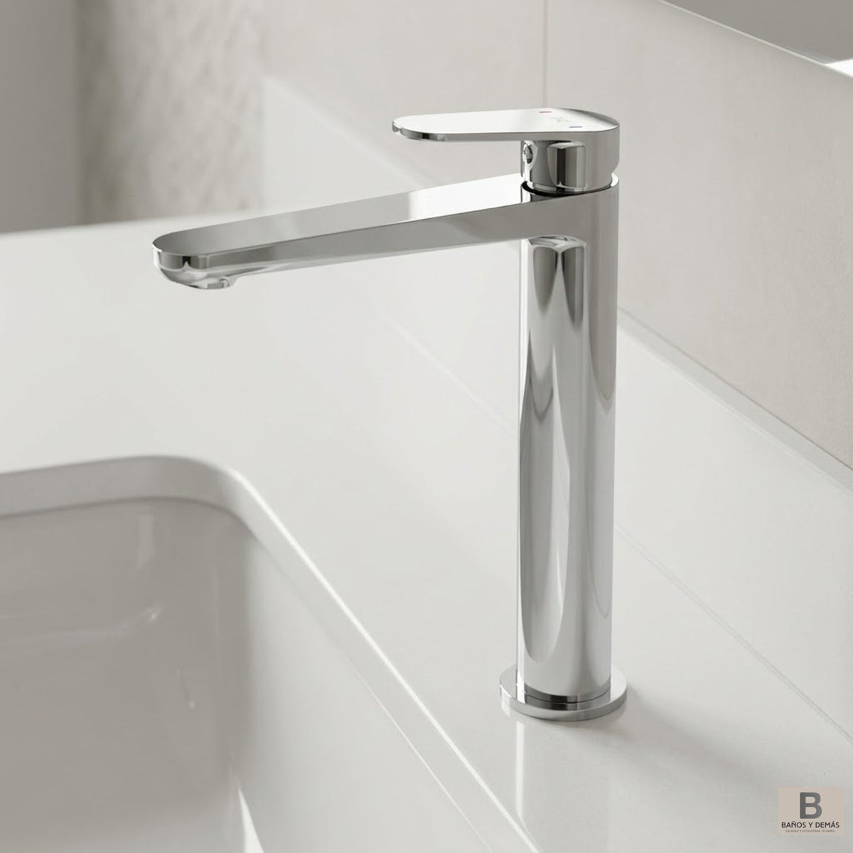 MONOMANDO LAVABO FINE CAÑO LARGO