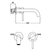 MONOMANDO LAVABO EMPOTRADO PLENUM