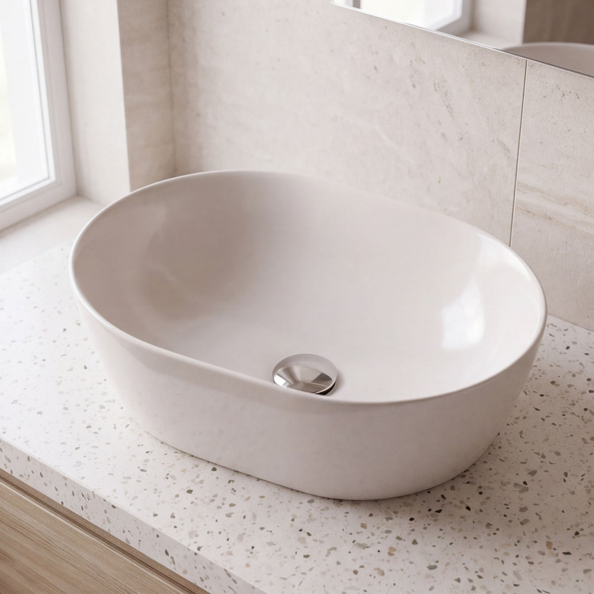 Lavabo Sobre Encimera Yaco - Fossil Natura