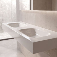 Lavabo Suspendido Doble Seno Malik - Fossil Natura