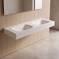 Lavabo Suspendido Doble Seno Malik - Fossil Natura