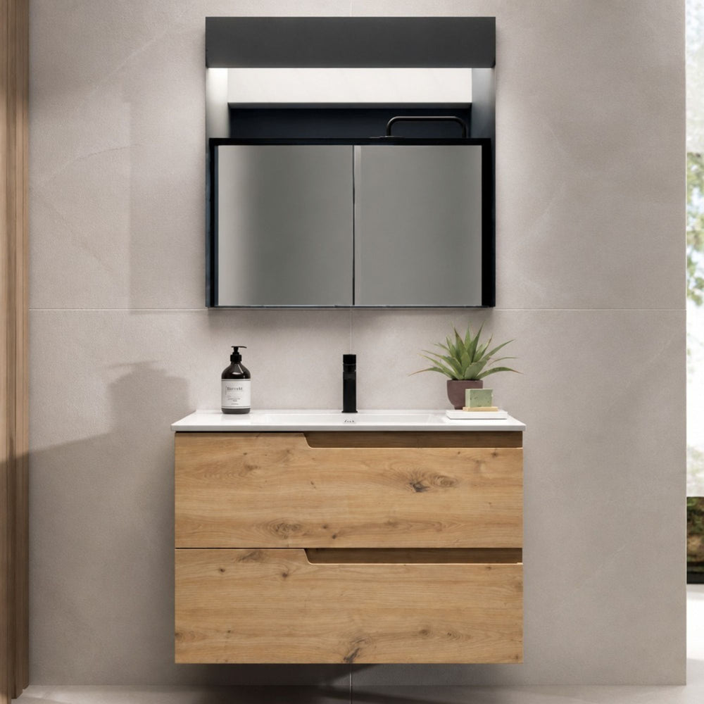 Mueble de Baño Vima Salgar + Lavabo + Espejo - Salgar