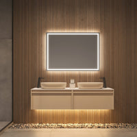 Espejo de baño rectangular Francia Ledimex