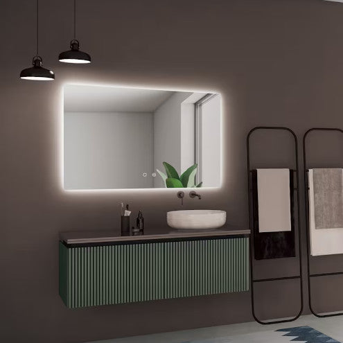 Espejo de baño rectangular Italia Ledimex
