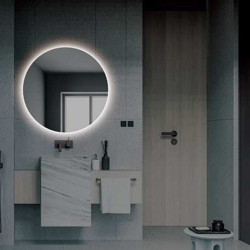 Espejo de baño circular Lisboa Ledimex