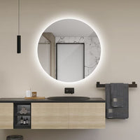 Espejo de baño circular Lisboa Ledimex