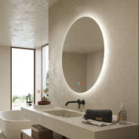 Espejo de baño circular Lisboa Ledimex