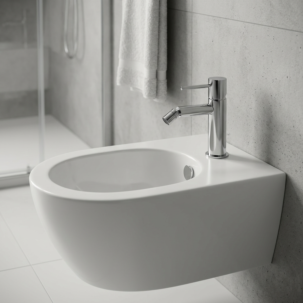 Grifo de Bidet Monomando Serie Monza Acabado Cromo