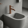 Grifo de Bidet Monomando Serie Monza Acabado Oro Rosa Cepillado