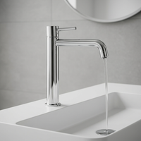 Grifo de lavabo alto Monomando Serie Monza Acabado Cromo