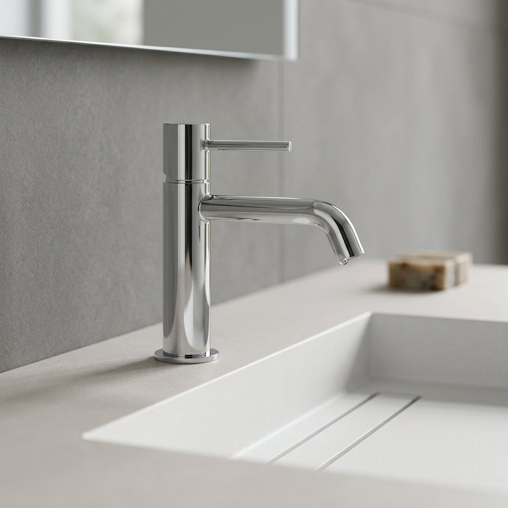 Grifo de lavabo Monomando Serie Monza Acabado Cromo