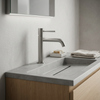 Grifo de lavabo Monomando Serie Monza Acabado Níquel