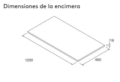 Conjunto mueble de baño con encimera de madera Noja Salgar Incrustado