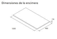 Conjunto mueble de baño con encimera de madera Noja Salgar Incrustado