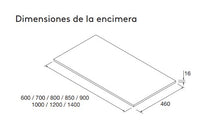 Mueble de baño con encimera y cajones Noja Salgar