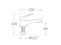 MONOMANDO LAVABO ONE CON BASE