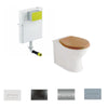 Pack Inodoro Compacto Olimpia + Cisterna Empotrada + Pulsadores