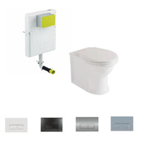 Pack Inodoro Compacto Olimpia + Cisterna Empotrada + Pulsadores