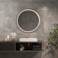 Espejo de baño redondo Paris Ledimex