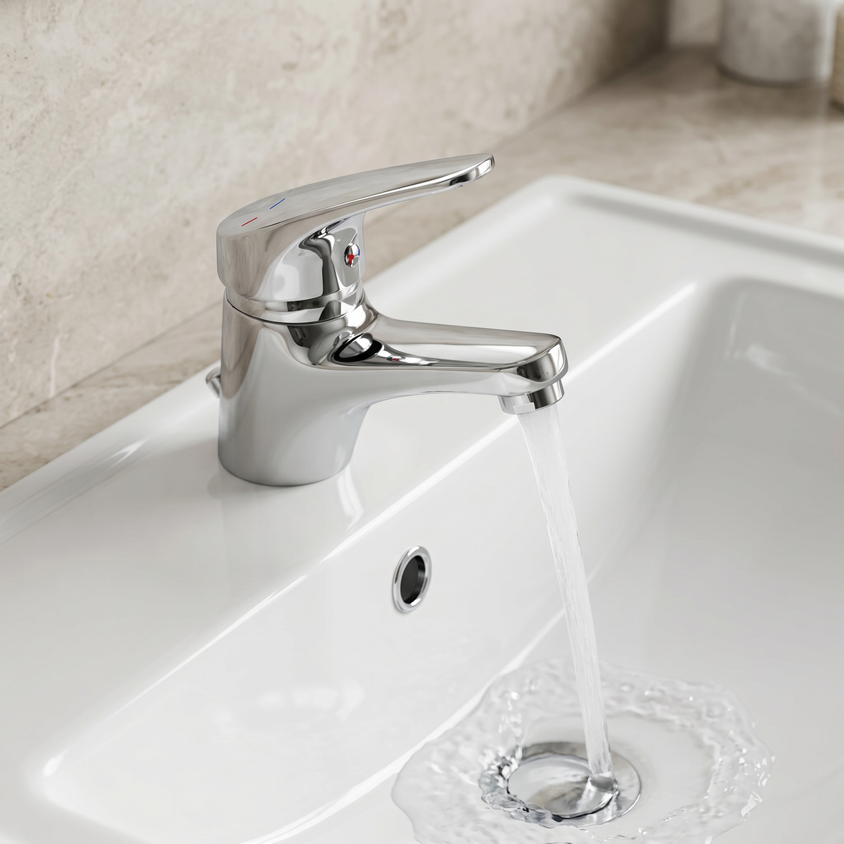 MONOMANDO LAVABO BASIC APERTURA EN FRÍO
