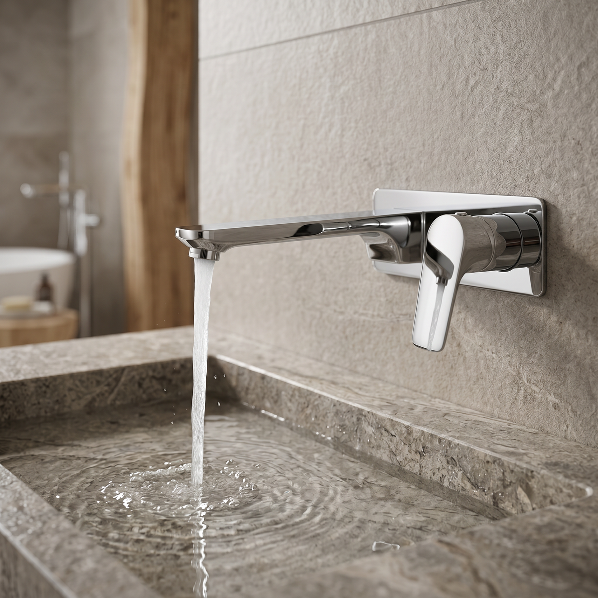 MONOMANDO LAVABO EMPOTRADO SINUA