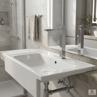 MONOMANDO LAVABO KUBIC CAÑO LARGO