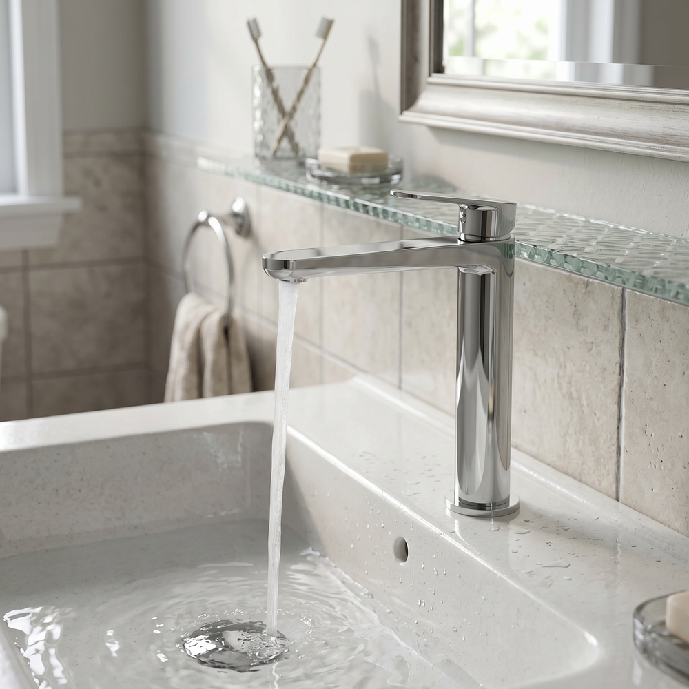 MONOMANDO LAVABO FINE CAÑO LARGO