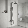 Columna de ducha Monomando Serie Monza Acabado Black Gun Metal