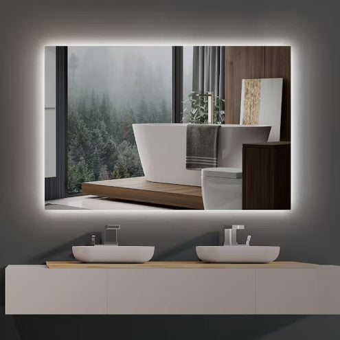 Espejo de baño rectangular Suecia Ledimex
