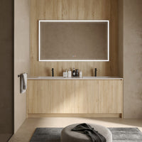 Espejo de baño rectangular Suiza Ledimex