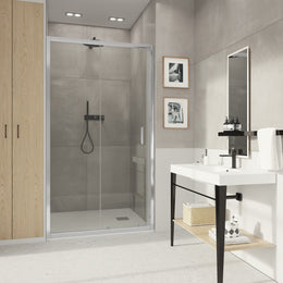 Mampara Essential Frontal+puerta corredera