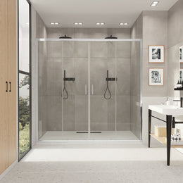 Mampara Essential Frontal 2 puertas correderas