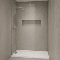 Mampara de Ducha Fija Walk-In Cristal 8 mm