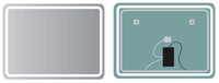 Espejo de baño rectangular Austria Ledimex