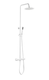 Columna de ducha Ergos Termostática Blanca