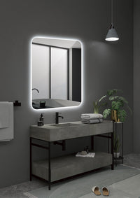 Espejo de baño rectangular Dinamarca Ledimex