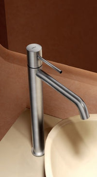 Grifo de lavabo alto Monomando Serie Monza Acabado Black Gun Metal