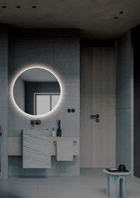 Espejo de baño circular Lisboa Ledimex