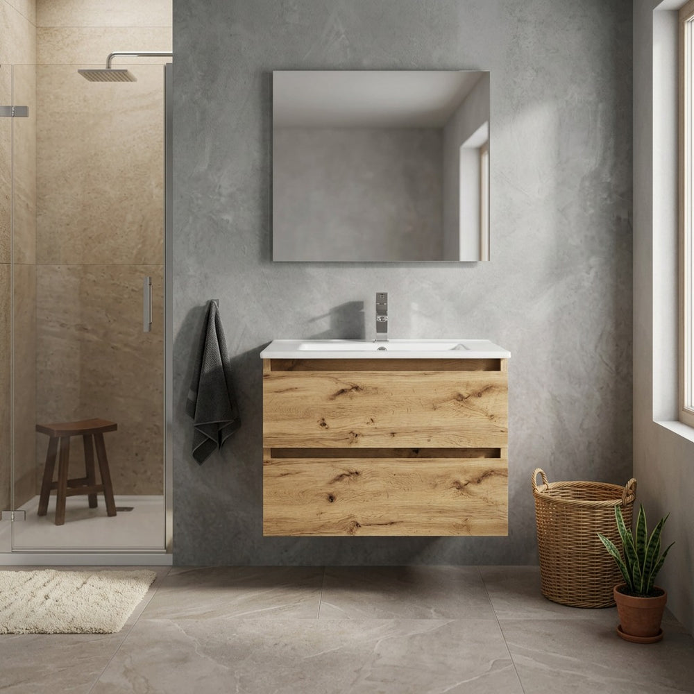 Conjunto mueble de baño con lavabo Marsella suspendido