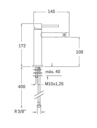 Monomando Plenum Bidet