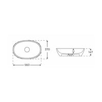Lavabo Sobre Encimera Saiko - Fossil Natura